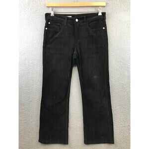 Pilcro And The Letterpress Pants Womens 28 Black Corduroy